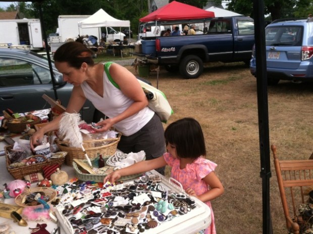 Shopping for Buttons at Todd Farm